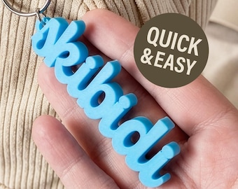 Skibidi Backpack Charm STL - 3D Print File, Bag Accessory, Keychain (Digital Download, Commercial Use)