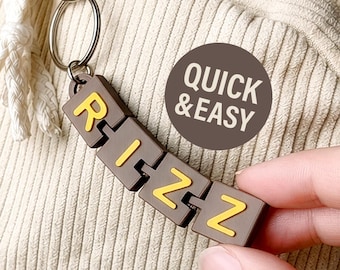 Flexi Rizz Backpack Charm 3MF - 3D Print File, Bag Accessory (Digital Download, Commercial Use)