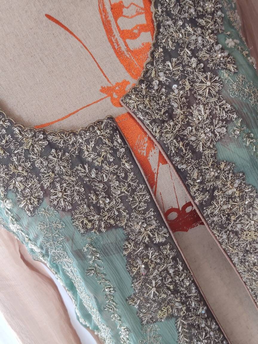 Image of S Boho Asian Duster Coat. Size Uk -