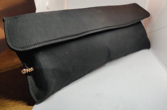 1940s Grosgrain Clutch Bag