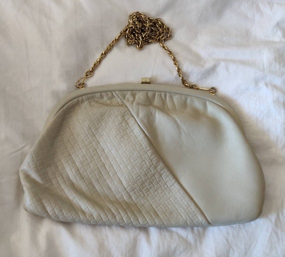 dove grey clutch bag