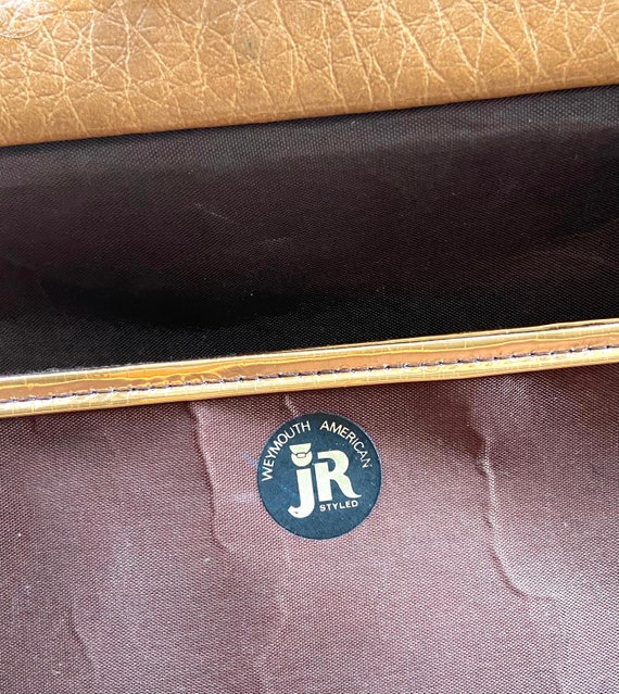 Vintage Weymouth American JR styled Vinyl Handbag… - image 7