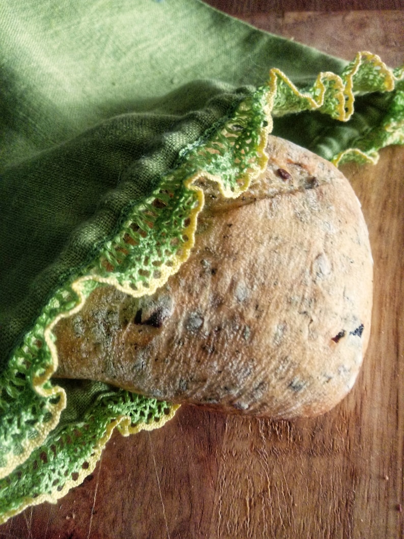 Linen bread bag