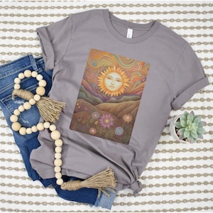 beautiful sun shirt sun lover shirt nature shirt sun lover gift sunshine shirt pastel shirt celestial gift mountain sunrise shirt sun gift
