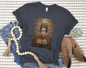 Librarian T-Shirt: Book Lover Gift, Fairycore Moth Shirt