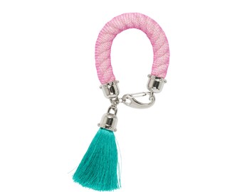 LOLLIPOP statement rope bracelet with tassel. tassel jewelry. statement bracelet. bracelet