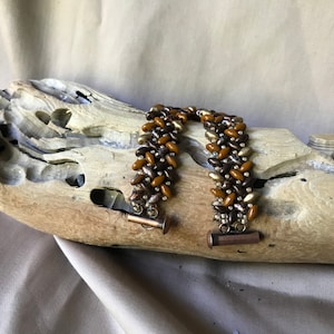 Colorful Handbeaded SuperDuo Bracelet