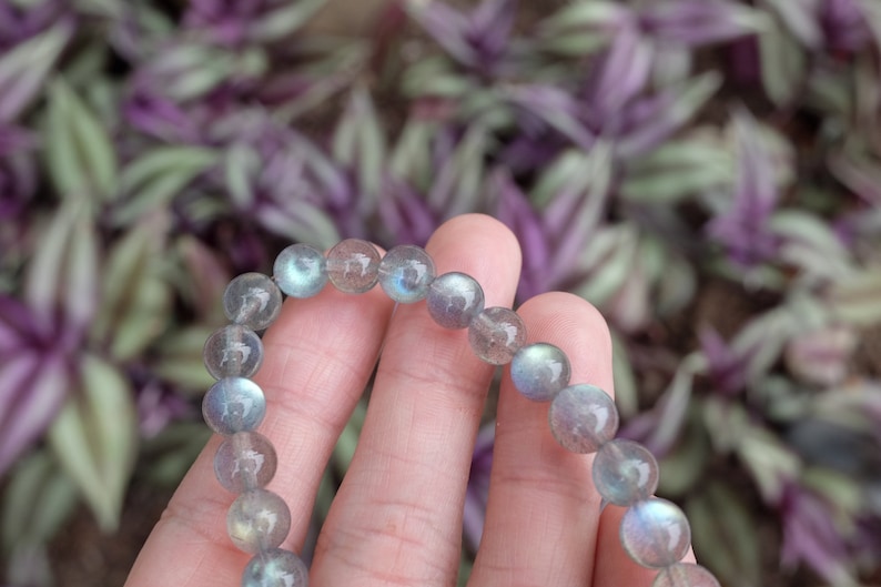 Labradorite Jewelry Gemstone Bracelet for Him AAA Labradorite Bracelet Gift Idea Crystal Bracelet Mens Bracelet