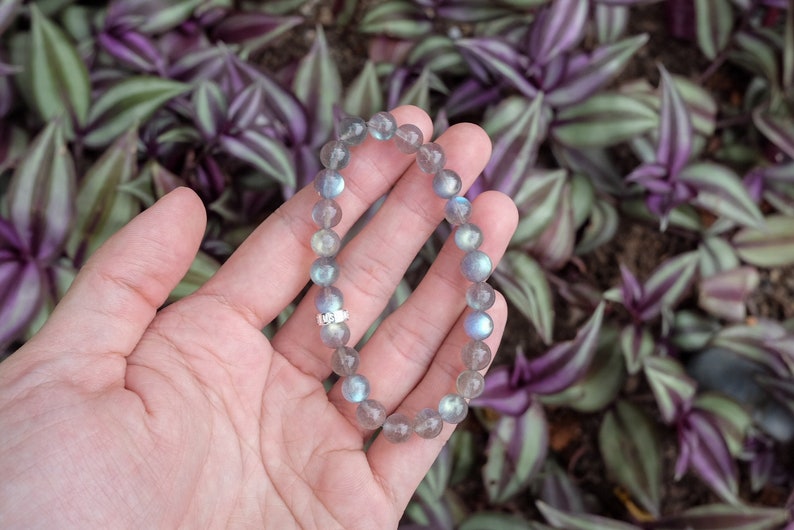 Labradorite Jewelry Gemstone Bracelet for Him AAA Labradorite Bracelet Gift Idea Crystal Bracelet Mens Bracelet