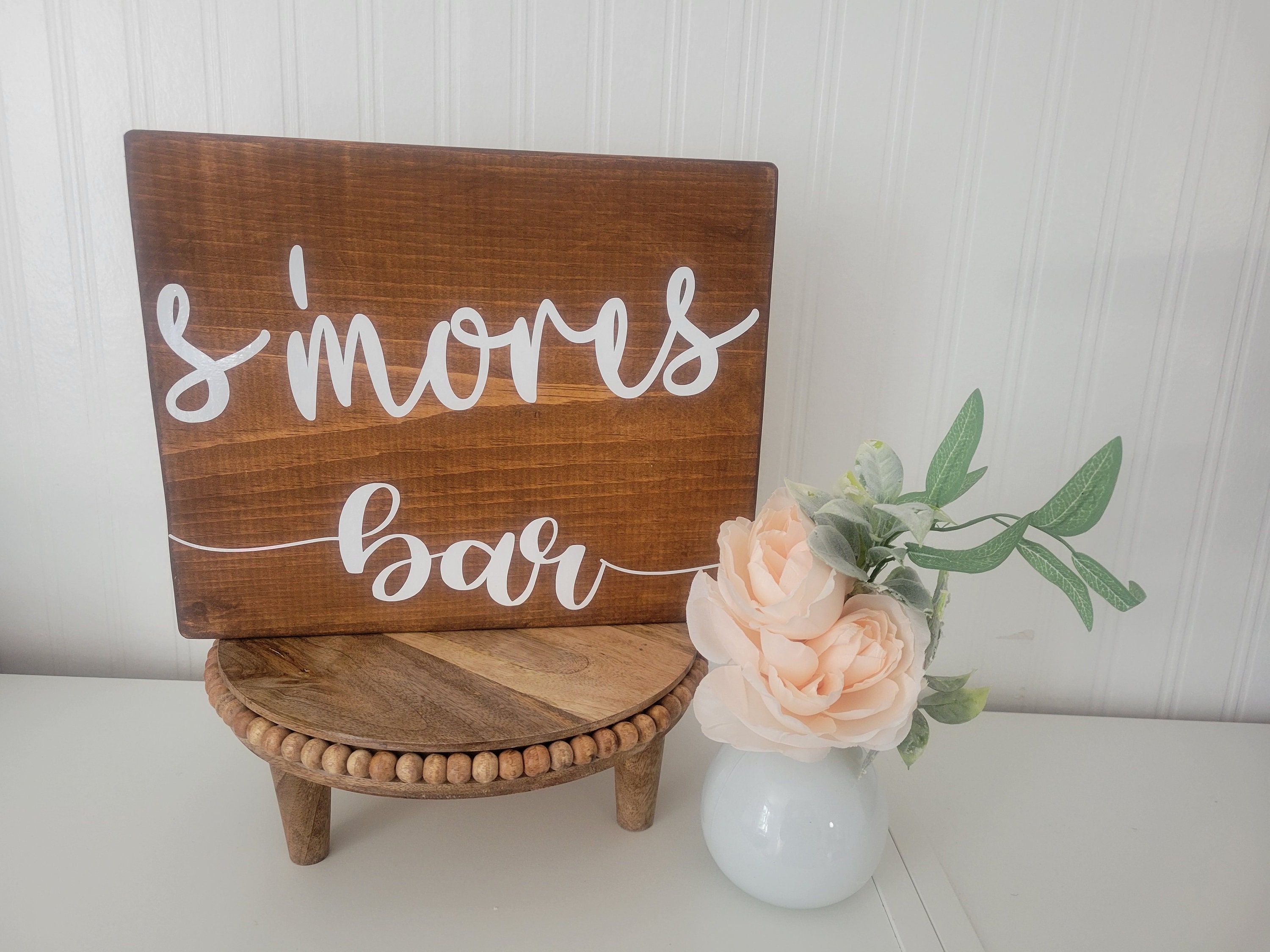 Rustic Wood S'mores Sign