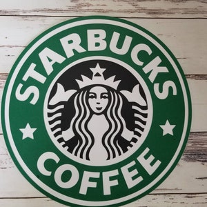 Starbucks party logo sign /Starbucks birthday party/Starbucks store party/Starbucks favor bags/Starbucks store/Starbuck store birthday party