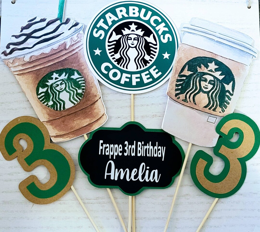 Starbucks Centerpieces /starbucks Birthday Party/starbucks Store Party