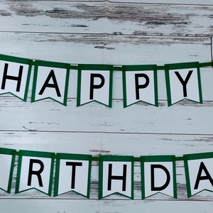 Starbucks Birthday Banner/Starbucks birthday party/Starbucks store party/Starbucks favor bags/Starbucks store/Starbuck store birthday party