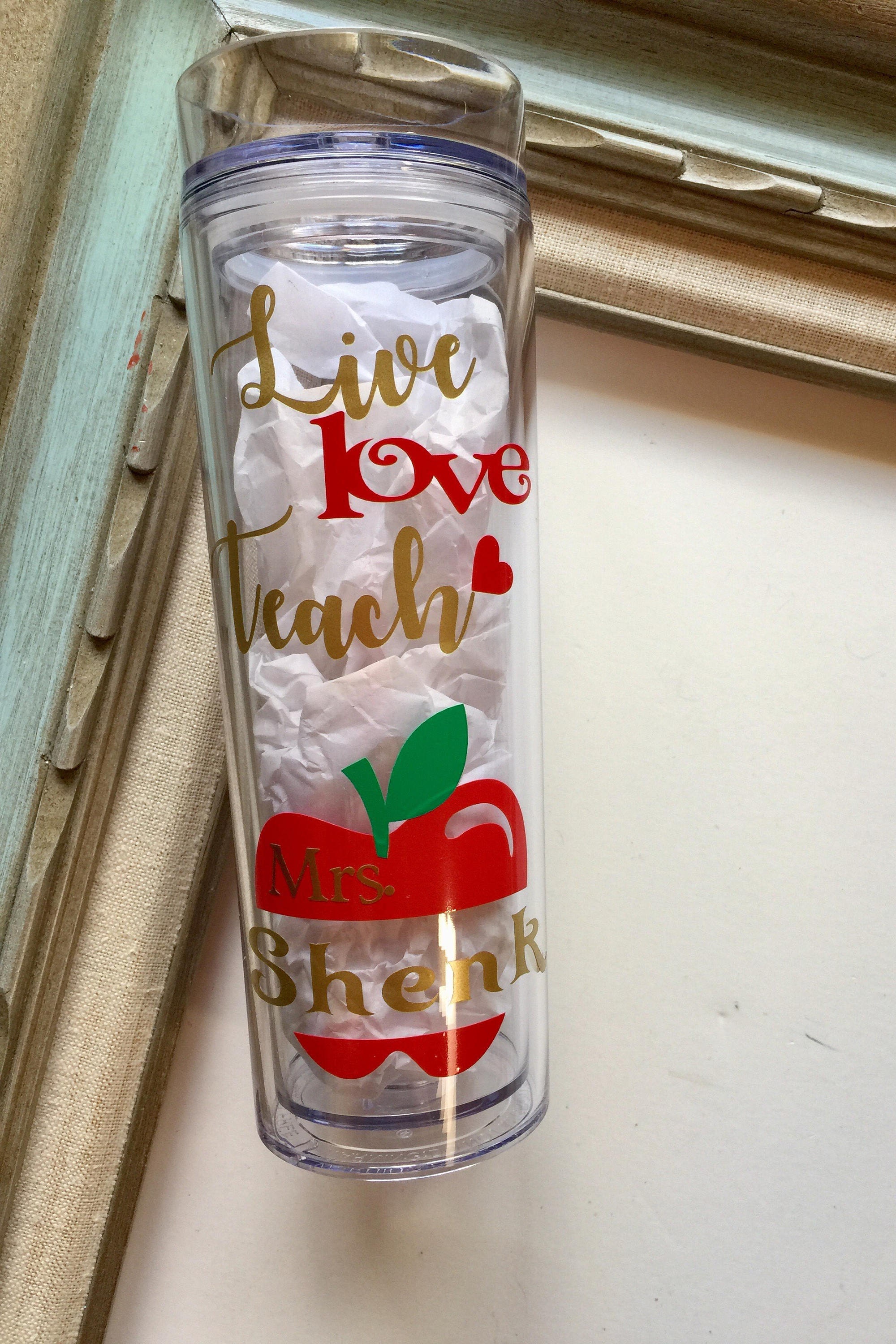Teacher Tumbler Gift Back to School Teacher Appreciation Gift | Etsy