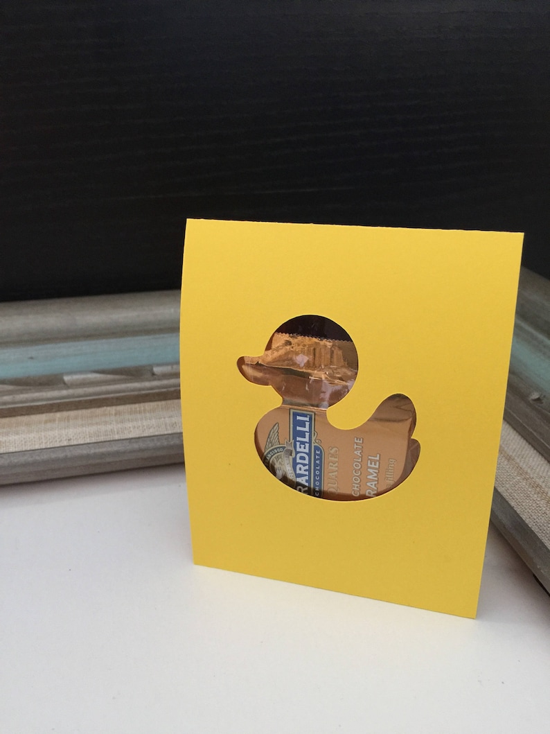 Duck Baby Shower Gift Favor Box Goodie Bag yellow Rubber Ducky Etsy