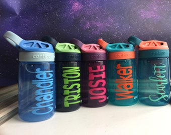 Kids Personalized Water Bottle Contigo Sports Name Bottle | Back to School Bottle Easter Birthday Gift Boy Girl Preschool Summer Camp Lunch