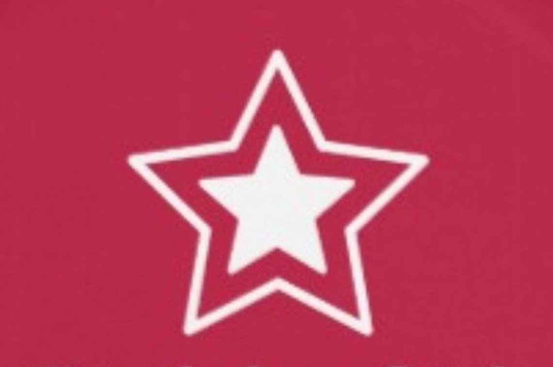 Star Vinyl Stickers American Girl Birthday Tablescape Plate Etsy