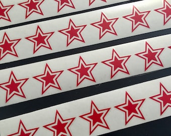 American Star Vinyl Stickers Boy Girl Birthday Tablescape Plate Cup Decal DIY Table Decor Twinkle Twinkle Little Star Baby Party Supplies
