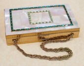 Vintage Purse - Vintage 1940 39 s Evans Elegance Compact Makeup and Purse