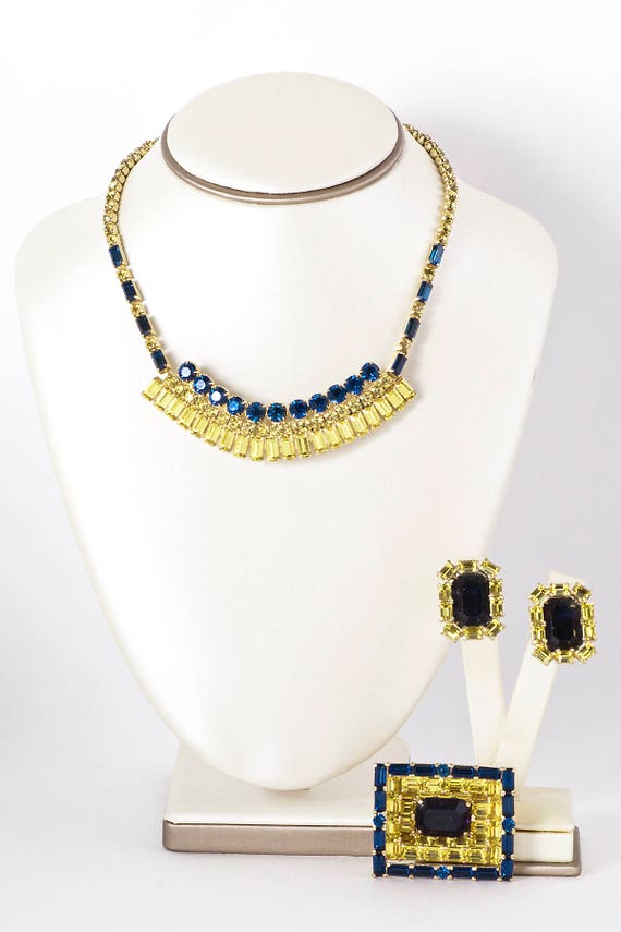 Vintage Jewelry Set - Vintage Costume Necklace, E… - image 1