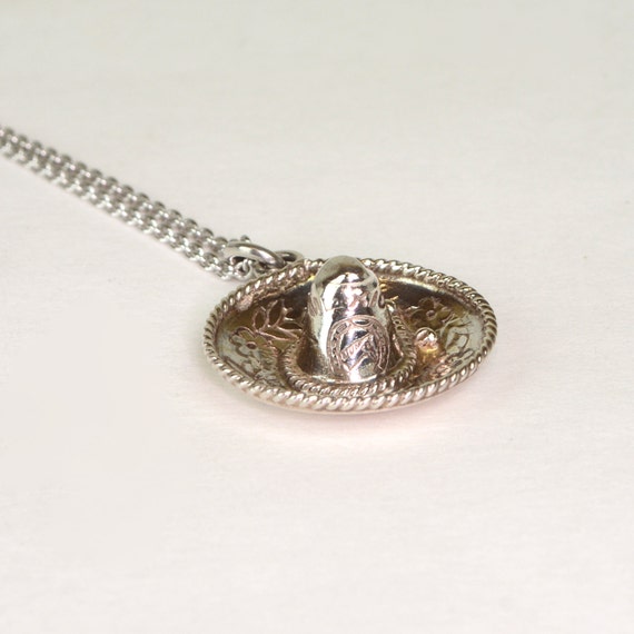 Antique Necklace - Antique Sterling Silver Mexica… - image 2