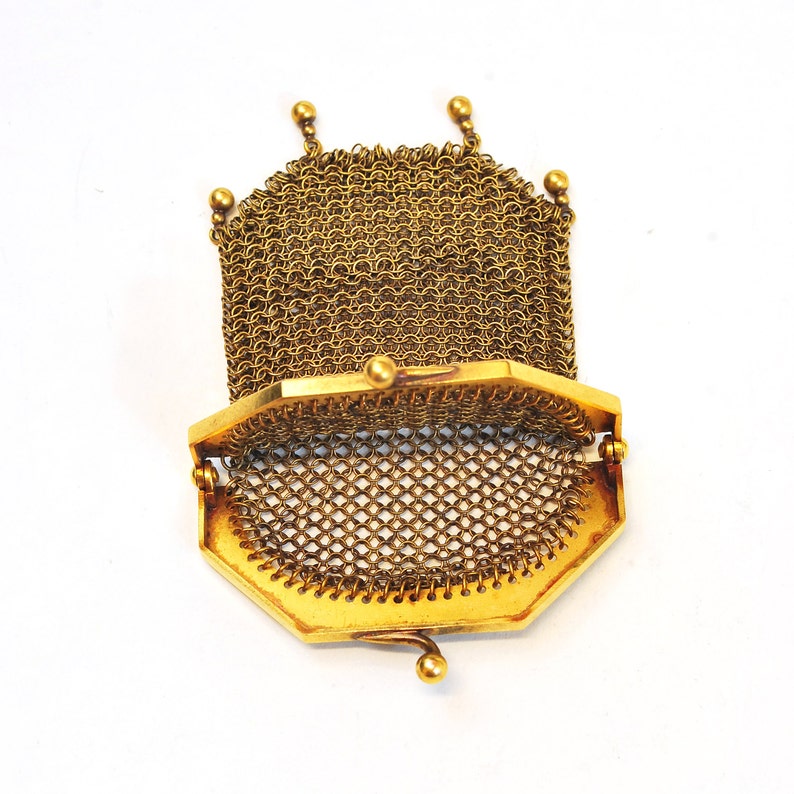 Antique Coin Purse Antique 1902 18k Solid Yellow Gold Coin Purse - Etsy