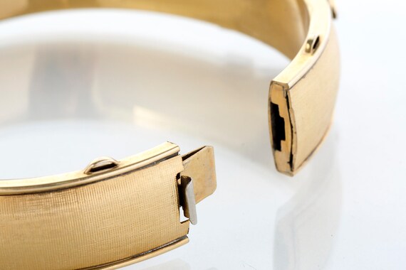 Vintage Bracelet - Vintage Gold Filled Buckle Ban… - image 4