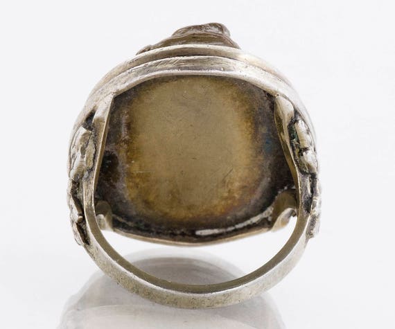 Antique Ring - Antique 1920's Sterling Silver Lav… - image 3