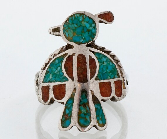 Vintage Ring - Vintage Sterling Silver Turquoise R