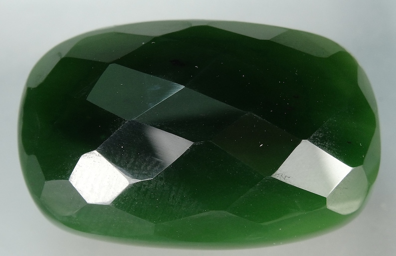 Pr-163 66 Carats Rose Cut Green Nephrite Stone from Afghanistan,