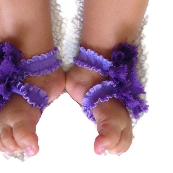 Austialia Sandals For Baby Girl In Beautiful Design Purple Color