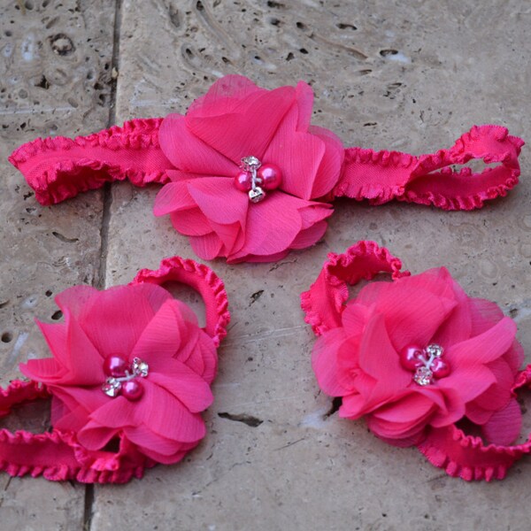 Hot Pink Baby Shoes - Etsy