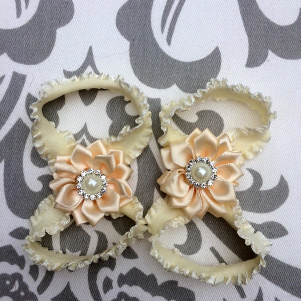 Ivory Baby Sandals Etsy