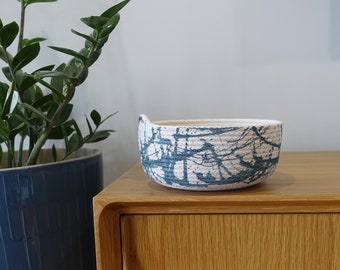 Midnight Blue Medium rope bowl - coffee table & hall accessory