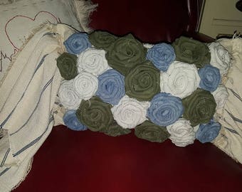 The "Rosebud" Pillow