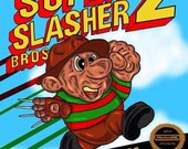 Super Mario Bros 2 / Freddy Krueger parody!  Open edition, signed by artist, 11x14