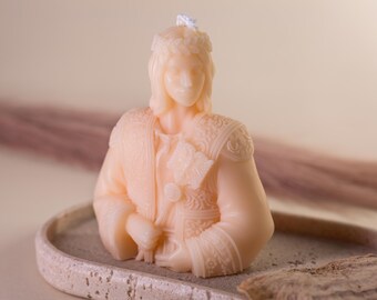 Candle Queen Bust - Hand Poured Unscented Decorative Candle