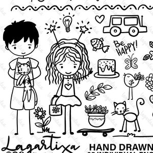 Dibujo Personajes para tarjetas, futbolista, pintora, cantante, mamá, abuela, papá, soccer, tenista, pastelería, doctor, golfista, bailarina