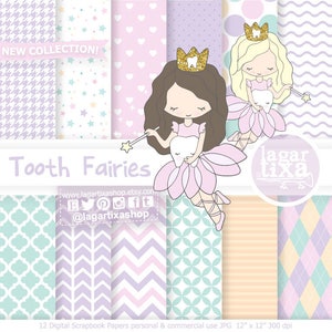 Hada de los dientes, hadas, ideas dentista, rosa, menta, turquesa, niña, chevron, puntos, papeles digitales, invitaciones, tarjetas, blog,