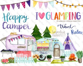 Download Camper Clipart Etsy