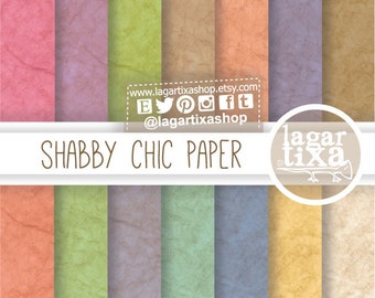 Vintage Old grunge Digital Paper Shabby Pink Beige Old blue gray mint coral peach teal scrapbooking invitations blog patterns