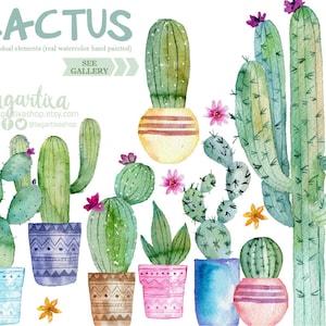 Acuarela Cactus, nopal, clipart, PNG, para Boda, estilo mexicana, mexico, para telas, papel, despedida soltera, o para blog