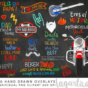 Regalo Día del Padre, PRINT, lettering, papá, mejor padre, heroe, acuarela, decoración, herramientas, decoración, interiores, hecho a mano