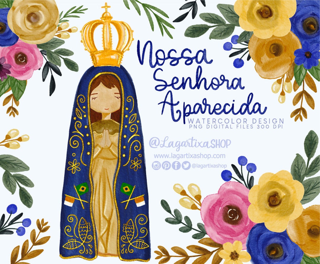 Virgin Our Lady of Aparecida Nossa Senhora Aparecida Brasil Brazilian ...