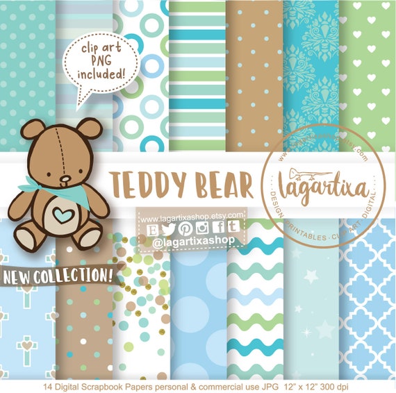 Baby Boy Baby Blue Digital Paper Clipart for - Etsy Israel