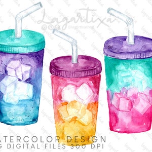 Loaded Tea Watercolor Running on Loaded Tea, Mega Tea, Colorful Tea Bomb, Clipart PNG, hand painted, Florals Sublimation Images Hand drawn