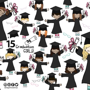 Clipart Abschlussfeier, schwarzer und goldener Glitzer, Rahmen für Einladung, Glitzer, Silvesterparty-Dekoration, Toga und Mütze