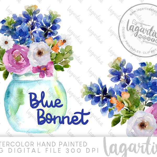 Texas Bluebonnet Stencil - Etsy