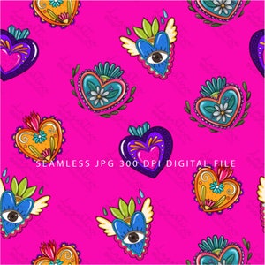 Sagrado Corazón de Jesús Dibujos Mexicanos Folkloricos Colores Ojos Sublimacion Archivo digital PNG hacho a mano