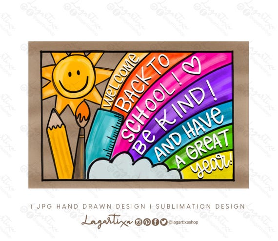 Confezione Da 2 Striscioni Happy Back to School per La